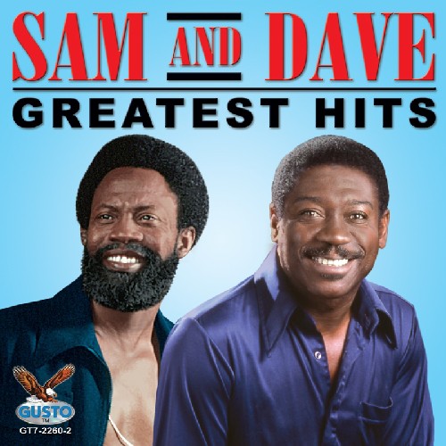 the album cover for Sam & Dave - Greatest Hits
