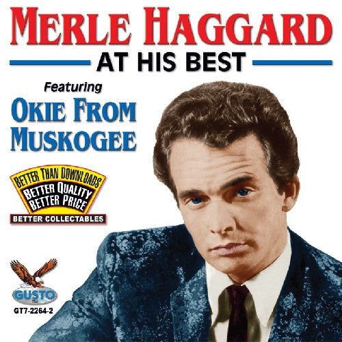 the album cover for Merle Haggard - At His Best