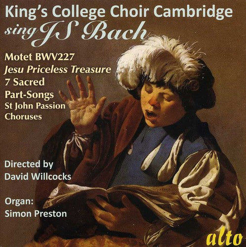 the album cover for Kings College Choir - King's College Choir Sings J.S. Bach