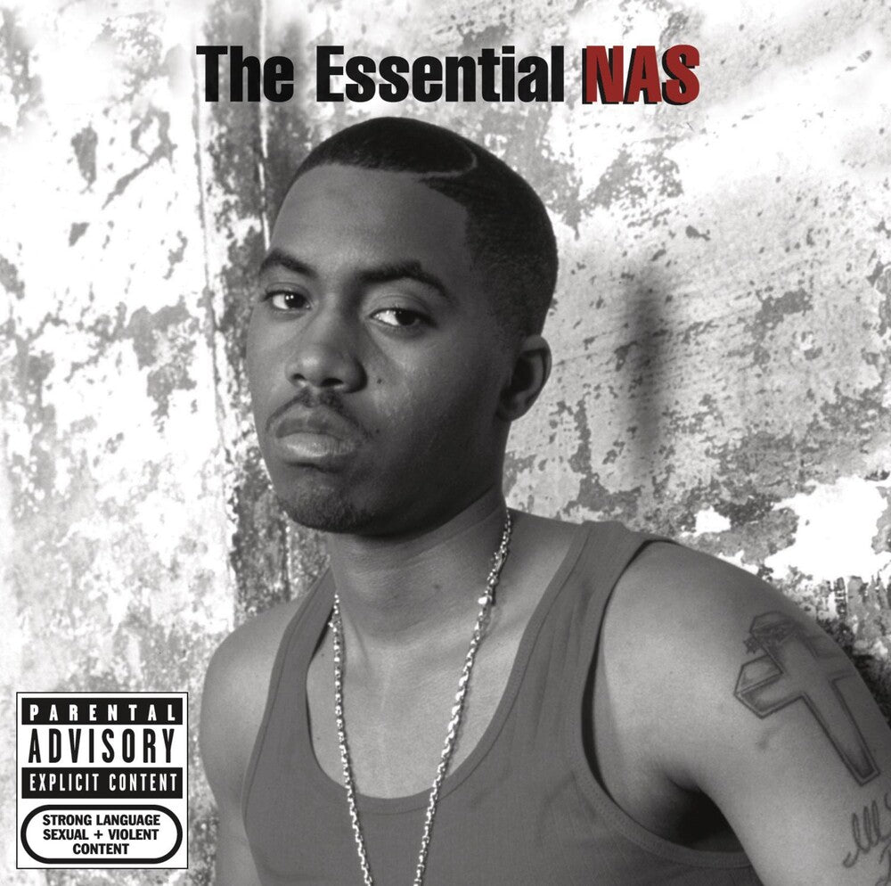 the album cover for Nas - The Essential Nas