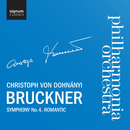 the album cover for Christoph Von Dohnanyi - Symphony 4 Romantic