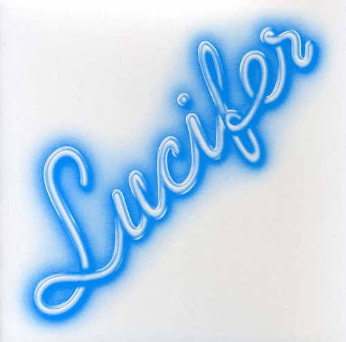the album cover for Peaking Lights - Lucifer