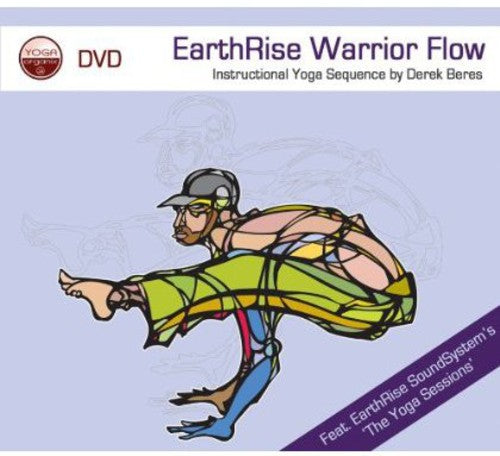the album cover for Derek Beres - Earth Rise Yoga