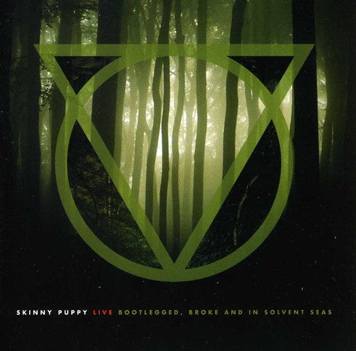 the album cover for Skinny Puppy - Bootlegged, Broke and In Solvent Seas