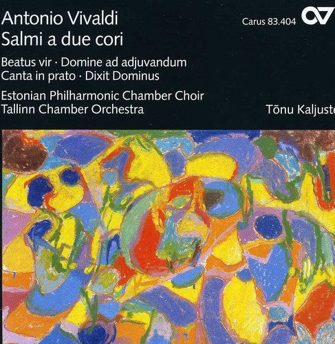the album cover for Estonian Philharmonic Chamber Choir - Salmi a Due Cori