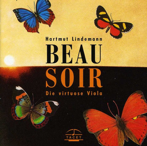 the album cover for Debussy / Lindemann / Herzfeld - Beau Soir: Virtuoso Viola