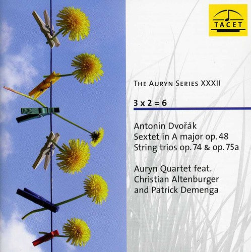 the album cover for Dvorak / Auryn Quartet - Auryn Series 32: Sextet in a Major Op 48