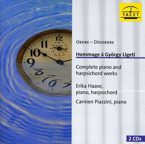 the album cover for Ligeti / Haase / Piazzini - Hommage a Gyorgy Ligeti: Complete Piano
