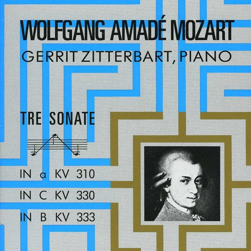the album cover for Mozart / Zitterbart - Piano Sonatas