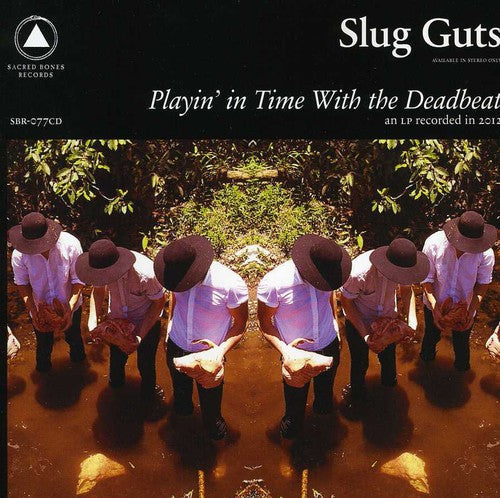 the album cover for Slug Guts - Playin' In Time With The Deadbeat
