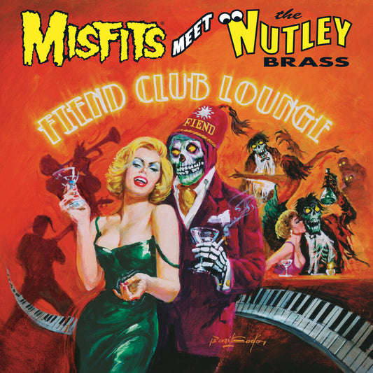 the album cover for Misfits Meet The Nutley Brass - Fiend Club Lounge [Vinyl]