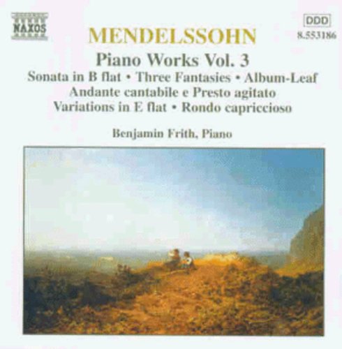 the album cover for Benjamin Frith - Piano Works 3