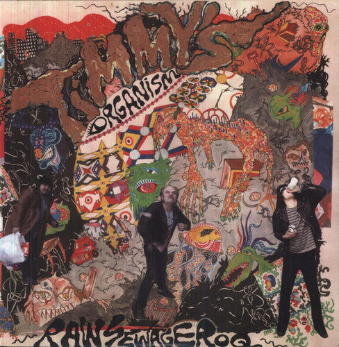 the album cover for Timmy's Organism - Raw Sewage Roq