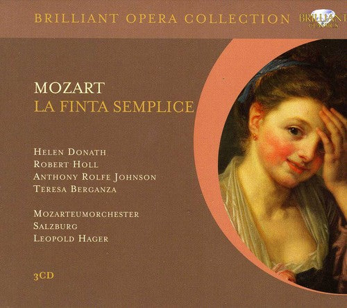 the album cover for Mozart / Mozarteumorchester Salzburg / Hager - Finta Semplice