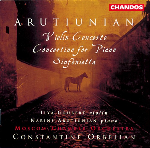 the album cover for Constantine Orbelian - Violin Concerto / Concertino for Piano