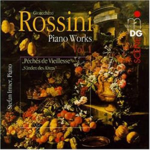 the album cover for G. ROSSINI - Piano Works