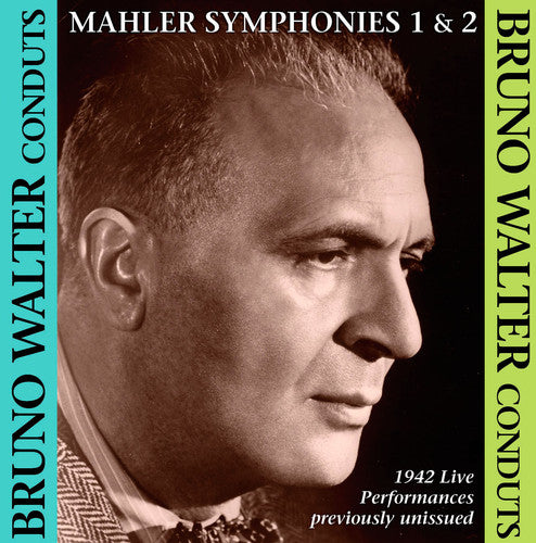 the album cover for Bruno Walter - Bruno Walter Conducts Mahler Sym Nos. 1 & 2