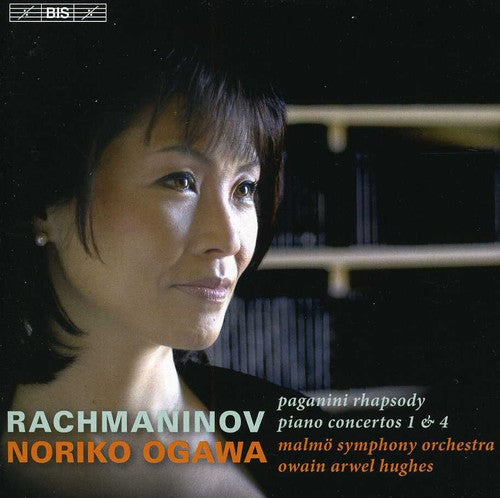 the album cover for NORIKO OGAWA - Piano Ctos Nos 1 & 4 / Paganini Rhapsody