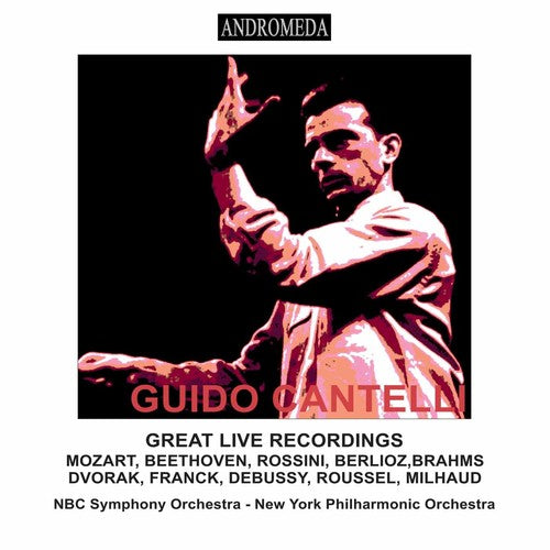 the album cover for GUIDO CANTELLI - Great Live