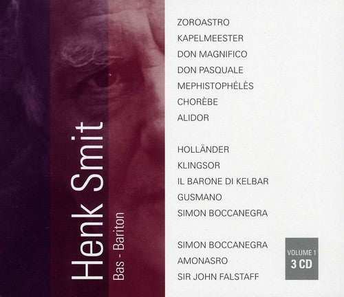 the album cover for Henk Smit - Bas-Bariton 1