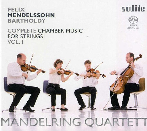 the album cover for Mendelssohn Bartholdy / Mandelring Quartet - String Quartets in E Flat Major & A minor