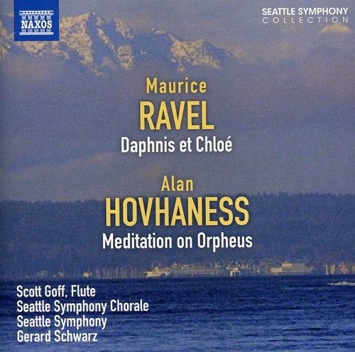 the album cover for Gerard Schwarz - Daphnis & Chloe / Meditation on Orpheus