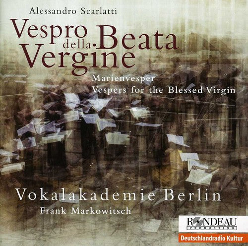 the album cover for Frank Markowitsch - Vespro Della Beata Vergine