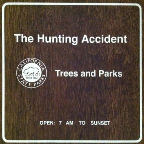 the album cover for The Hunting Accident - Trees and Parks