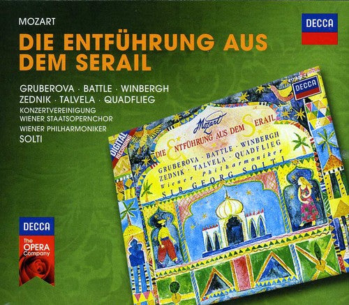 the album cover for EDITA GRUBEROVA - Decca Opera: Mozart Die Entfuhrung Aus Dem Serail