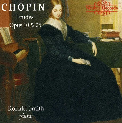 the album cover for Ronald Smith - Etudes Op 10 & 25