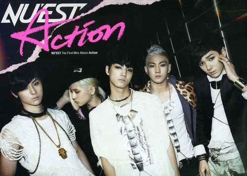 the album cover for NU'EST - Action (Mini Album) [Import]