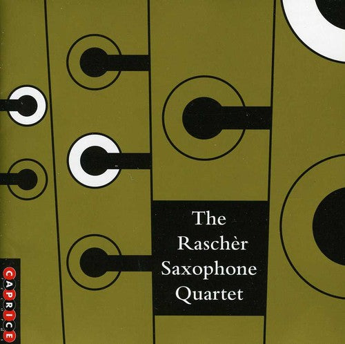 the album cover for Rascher Saxophone Quartet - Rascher Sax Quartet