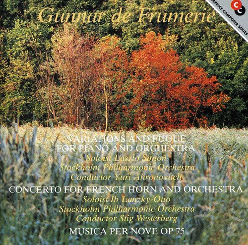 the album cover for Laszlo Simon - Variations & Fugue for Piano & Orchestra