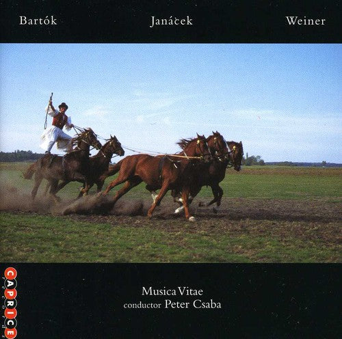 the album cover for Musica Vitae - Plays Bartok, Janacek & Weiner