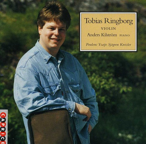 the album cover for Tobias Ringborg - Sonatas for Violin & Piano
