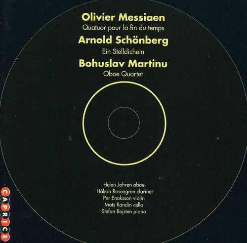 the album cover for Stefan Bojsten - Quartet for End of Time / Stelldichein / Oboe QT