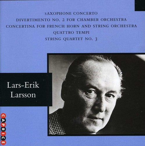 the album cover for Lars Larsson -Erik - Concerto for Alto Saxophone & Sting