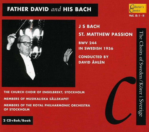 the album cover for David Ahlen - Father David & His Bach