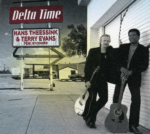the album cover for Hans Theessink & Terry Evans Featuring Ry Cooder - Delta Time