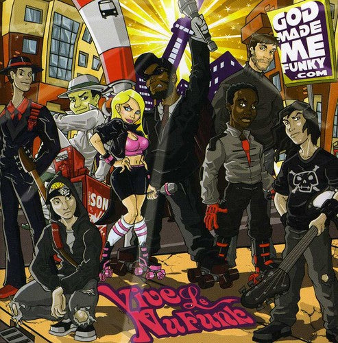 the album cover for God Made Me Funky - Vive Le Nufunk [Import]