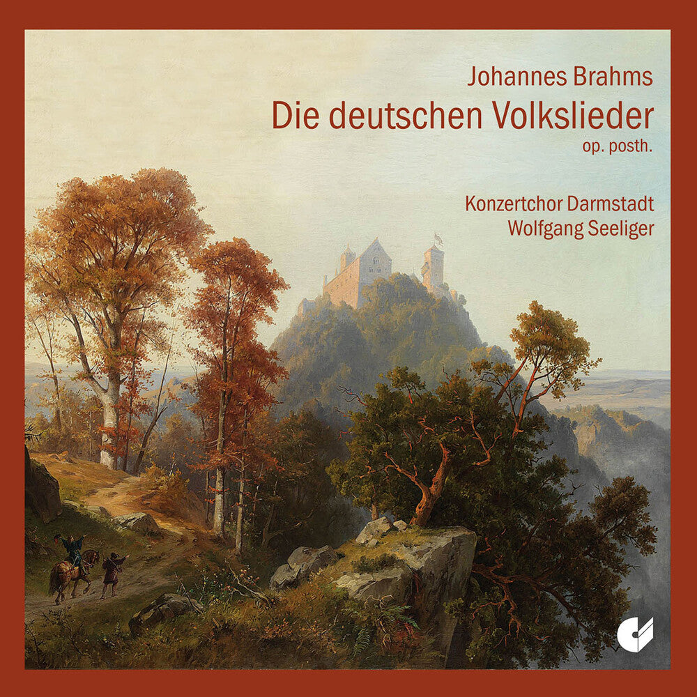 the album cover for Brahms / Seeliger / Darmstadt Concert Choir - German Folk Songs