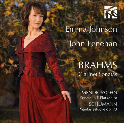 the album cover for EMMA JOHNSON - Clarinet Sonatas
