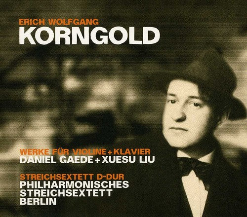 the album cover for Daniel Gaede - Works For Violin & Klavier / Steichsextett D-Dur