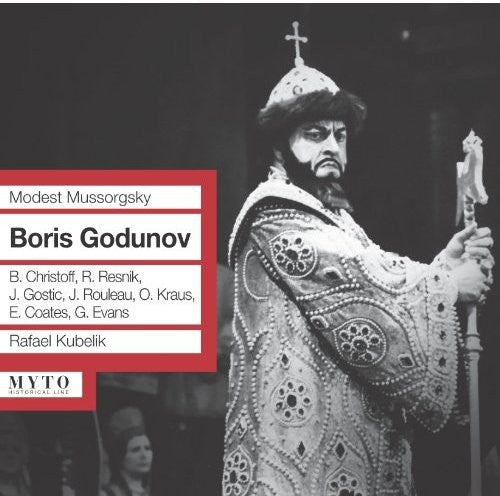 the album cover for M Mussorgsky - Boris Godunov: Christoff Veas