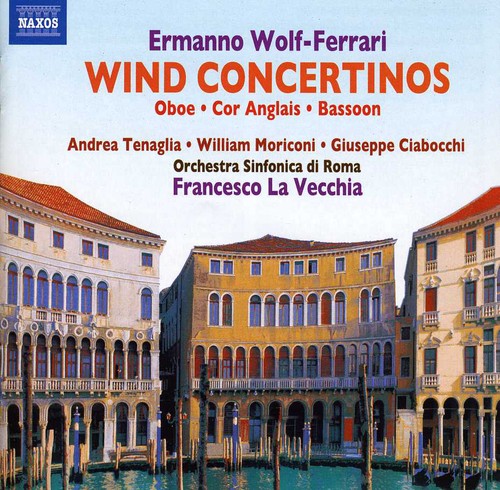 the album cover for Giuseppe Ciabocchi - Wind Concertos for Oboe Cor Anglais Bassoon