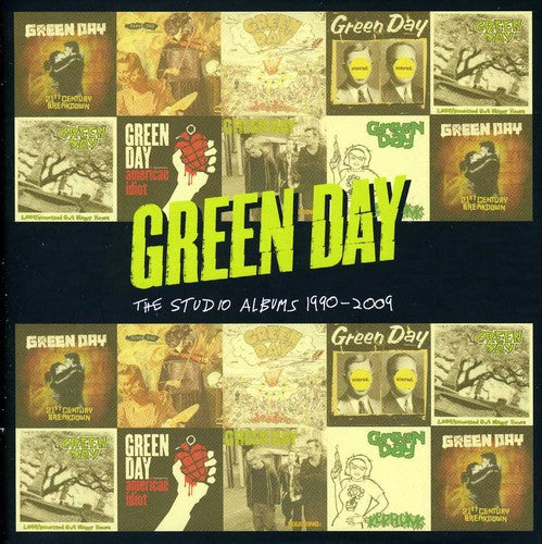 the album cover for Green Day - Studio Albums 1990-09 [Import]
