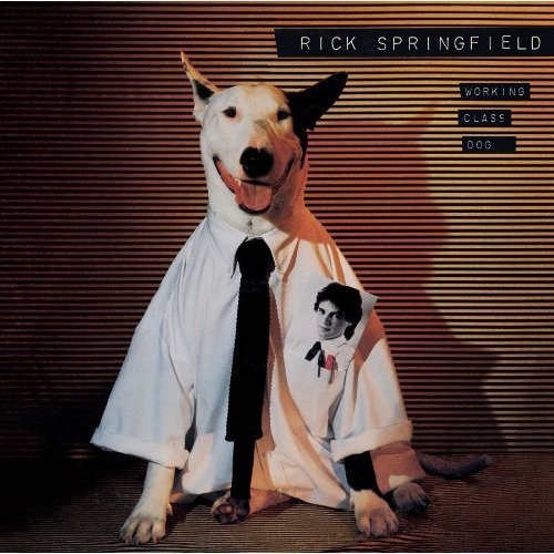 the album cover for Rick Springfield - Working Class Dog