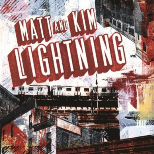 the album cover for Matt & Kim - Lightning