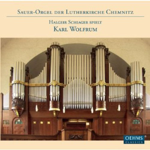 the album cover for Halgeir Schiager - Organ Sonatas