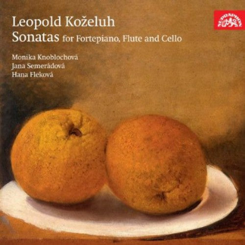the album cover for Monika KnoblochovÃ¡ - Sonatas for Fortepiano & Flute & Cello
